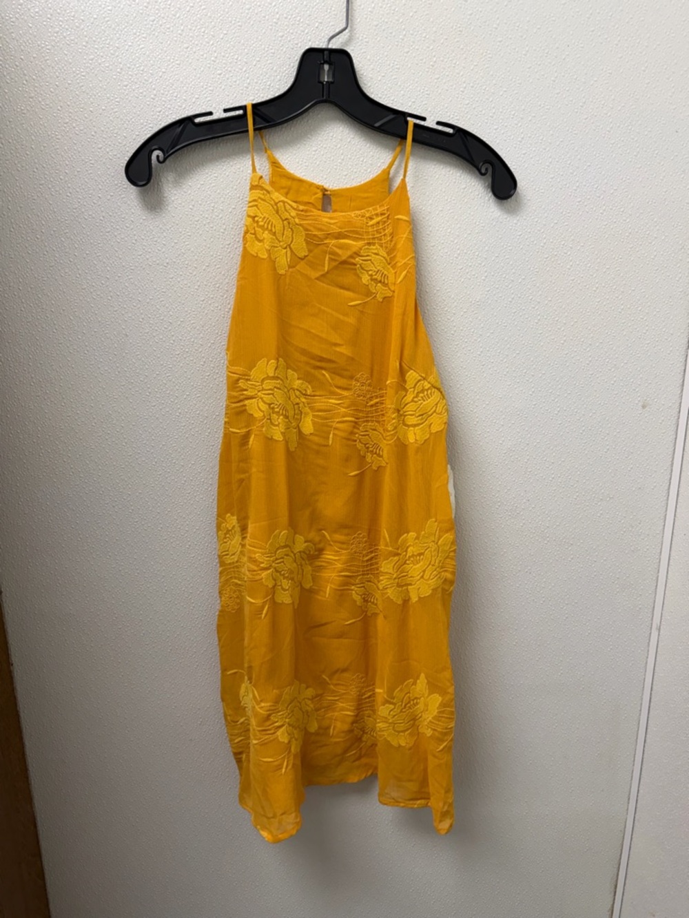 Altar'd State Yellow Floral Strap Dress